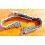 Vintage 70's Superb Sexy Watch Lady bracelet hexagonal folded links style 12mm for sale