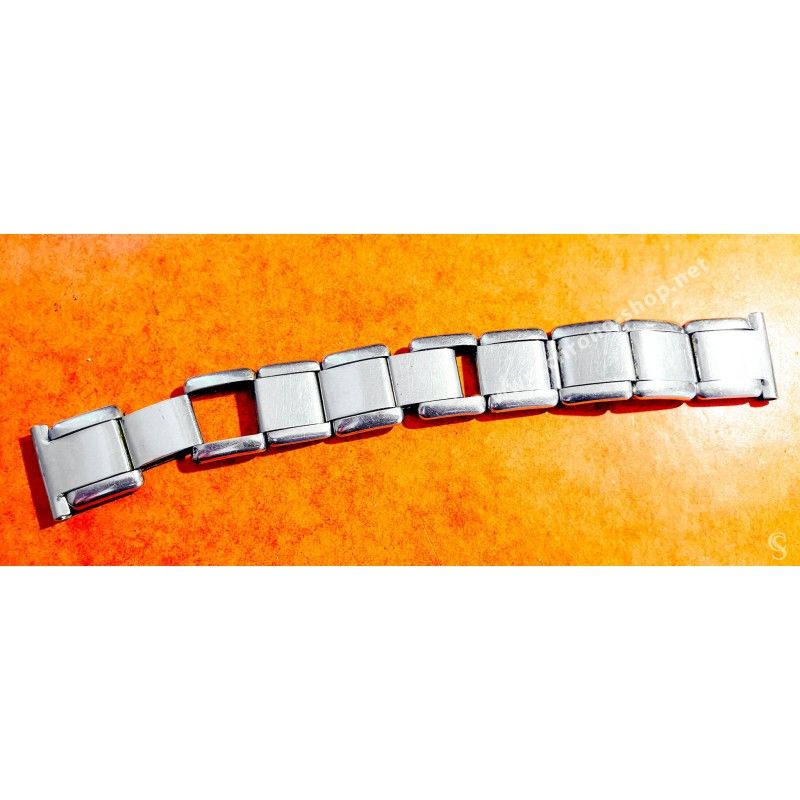 Bracelet De Montre Extensible Vintage Années 70 - Largeur 20mm, Couleur Or Jaune - Neuf De Stock Avec étiquettes
