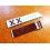 Bracelet 19mm plastique / cuir blanc et rouge boucle ardillon acier, montres vintages