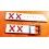 Bracelet 19mm plastique / cuir blanc et rouge boucle ardillon acier, montres vintages