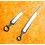 Omega, IWC, Breitling Horology Watch parts 2 x black hands swords luminova for sale