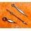 Omega, IWC, Breitling Horology Watch parts 2 x black hands swords luminova for sale