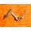 Horlogerie montres chronographe Lot de 3 x aiguilles compteurs chronos, chronomètre or jaune