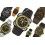 Bell & Ross Authentique bracelet Perforé Taille M Caoutchouc couleur noir montres hommes 24mm BR-X1,BR 01,BR 03