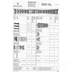 ROLEX 78360, 93150 SOLID LINK CONNECT OPENING SIDE OYSTER BRACELET WATCH PART 20MM SSTEEL ref 32-20736