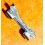 OMEGA Genuine used 18mm End LINK 605 for Seamaster/Speedmaster for Repair-OME 026ST605
