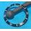 Dark Blue Faded Rolex Submariner Bezel Insert Black Stainless Steel 16800/0 16610 aged