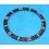 Dark Blue Faded Rolex Submariner Bezel Insert Black Stainless Steel 16800/0 16610 aged