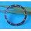 Dark Blue Faded Rolex Submariner Bezel Insert Black Stainless Steel 16800/0 16610 aged