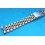 RARE TUDOR JUBILEE BRACELET SSTEEL FOLDED LINKS 19mm LUGS ref 6248-19 -19mm endlinks 597 engraved