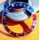 ROLEX  WATCH PART GMT 1675, 16750 BEZEL TUTONE INSERT PEPSI COLOR BLUE & RED