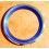 ROLEX  WATCH PART GMT 1675, 16750 BEZEL TUTONE INSERT PEPSI COLOR BLUE & RED