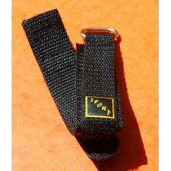 Black Pratical Rare sport Strap watches wrist band, bracelet Velcro, waterproof and adjustable
