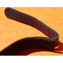 BRACELET DE MONTRE SCRATCH VELCRO AJUSTABLE SPORT 20mm NOIRE