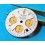 PERFECT BREITLING WATCH DIAL NAVITIMER CHRONO GOLD SILVER DATE
