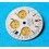 PERFECT BREITLING WATCH DIAL NAVITIMER CHRONO GOLD SILVER DATE