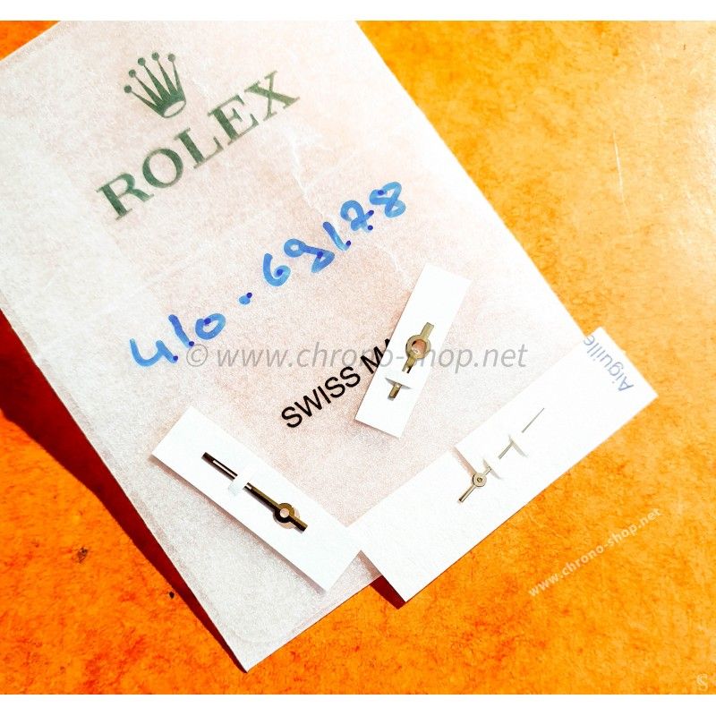 ROLEX OEM LUMINOVA LADIES DATEJUST 69173, 69178 MOVEMENT 2035 YELLOW GOLD HAND SET