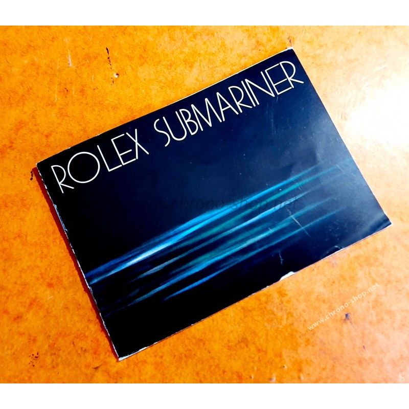 Vintage Collectible 1981 Rolex Submariner German Booklet 16808, 16800, 5513, 1665, 16660,