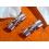 ROLEX PAIR OF ENDLINKS, ENDPIECES 601 REF V32-601-0 17mm ENDLINK BAND WATCH JUBILEE BRACELET 6248-17