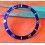 Rare INSERT DE LUNETTE ROLEX SUBMARINER DATE COULEUR BLEU OR REF 16613, 16618, 16803, 16808