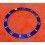 Old 90's Blue Rolex Submariner Tutone 16803 16613 16808 16618 Gold Watch Bezel Insert Part