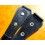 GENUINE 18mm SWISS RIVETS LEATHER STYLE BAND WATCH BRACELET STRAP BLACK COLOR