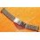 RONUK 70's Rare Swiss band Ssteel Watch Folded links Bracelet Zenith, Longines, Heuer,Omega 19mm ends