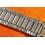 Bracelet 20mm Unsigned flat-link, folded links, 1960s watch Steel band for Seamaster 300 Omega Speedmaster