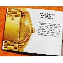 Rolex Oyster Perpetual DayDate 1973 Watch Manual Booklet Day-Date President 1803, 1804, 1806, 1807, 6511, 6611
