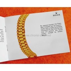 Rolex Oyster Perpetual DayDate 1973 Watch Manual Booklet Day-Date President 1803, 1804, 1806, 1807, 6511, 6611