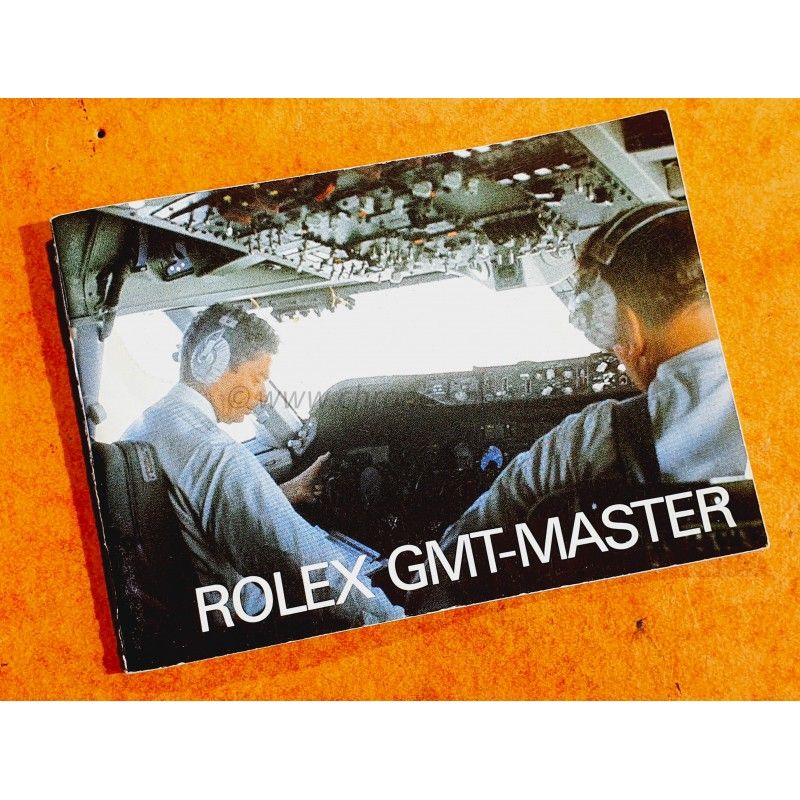Rolex vintage booklet GMT MASTER 1988 16750,16760,16758,16753