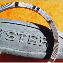 Rolex original & Rare SSteel Engine Turned Watch Bezel Airking, Oysterdate 1501,1500,1503,15000 Ø34mm