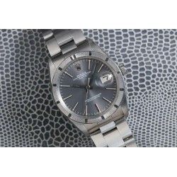 Rolex original & Rare SSteel Engine Turned Watch Bezel Airking, Oysterdate 1501,1500,1503,15000 Ø34mm