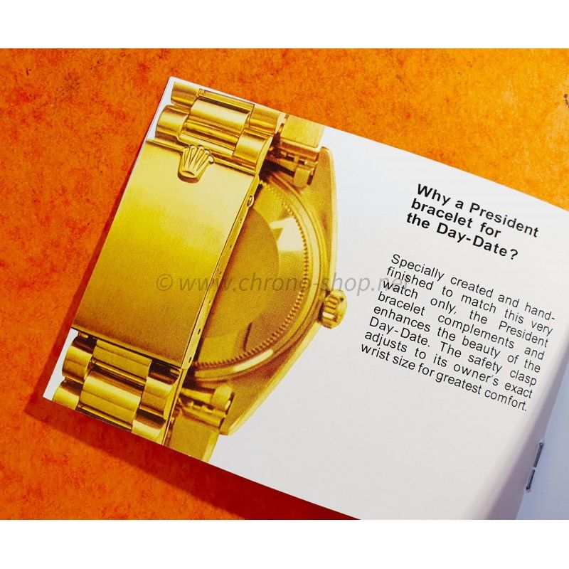 Rolex Oyster Perpetual DayDate 1974 Watch Manual Booklet Day-Date