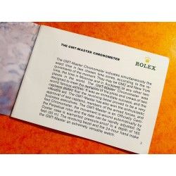 Rolex Vintage Collectible 19811982 GMT-Master 16750,16753,16758 Watch Instruction Booklet Manual