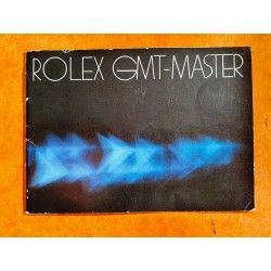 Rolex Vintage Collectible 19811982 GMT-Master 16750,16753,16758 Watch Instruction Booklet Manual