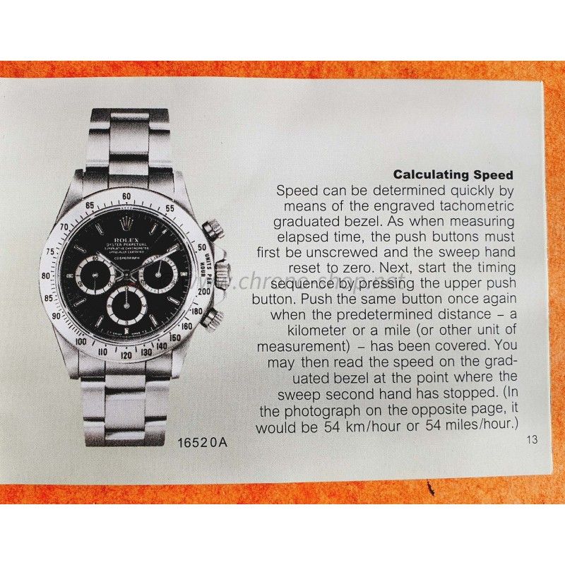 Rolex 1988-1989 Vintage 16523,16528,16520A Daytona Patrizzi