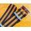 OMEGA Authentique Bracelet Nato 21mm nylon noir avec lignes oranges boucle & passants acier inoxydable Ref STZ001885 32 IJF