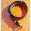 OMEGA Authentique Bracelet Nato 21mm nylon noir avec lignes oranges boucle & passants acier inoxydable Ref STZ001885 32 IJF