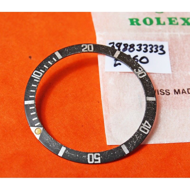 ★★ 1969 ROLEX SUBMARINER 5513, 5512, 1680 BEZEL INSERT FADED FAT FRONT INLAY ★★