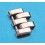 AUTHENTIQUE MAILLON BRACELET CARTIER PANTHERE POLIS ACIER 15.50MM