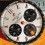BREITLING RARE WATCH DIAL CHRONOMAT B01 42mm PANDA BLACK SILVER REF AB0134101G1A1