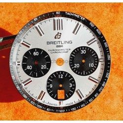 BREITLING RARE WATCH DIAL CHRONOMAT B01 42mm PANDA BLACK SILVER REF AB0134101G1A1