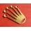 RARE VINTAGE ROLEX LOGO CROWN KING GOLD