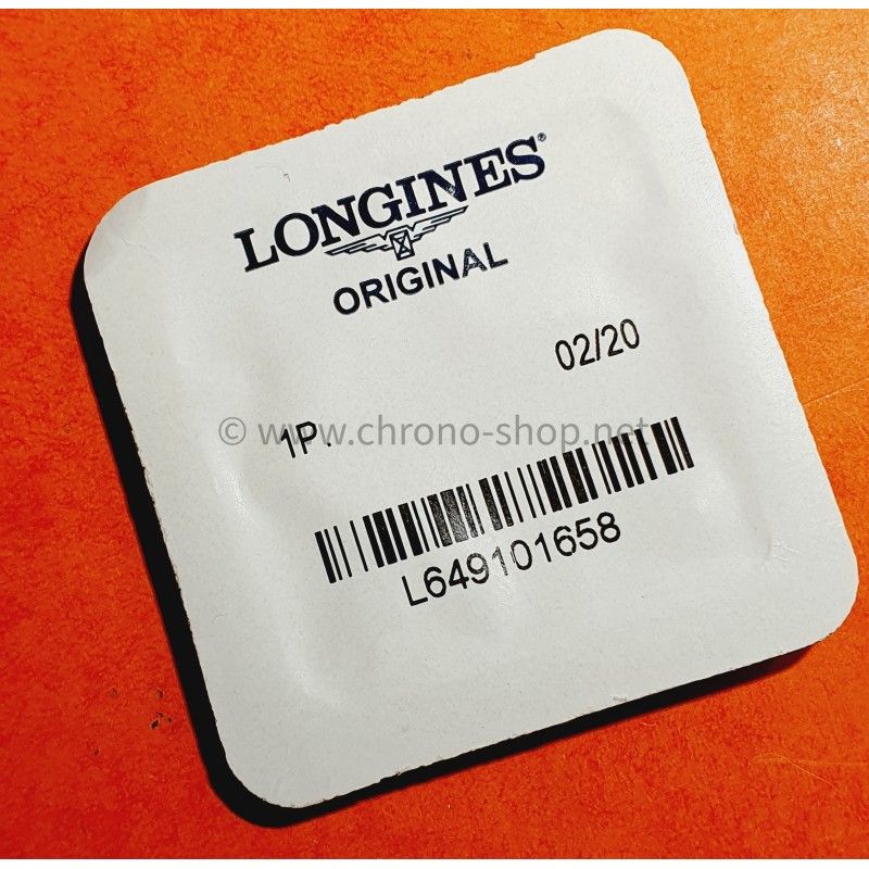 LONGINES New Watch band leather strap steel buckle part ORIGINAL 18 mm / ref. L649.101.658 LONGINES New Watch band leather strap steel buckle part ORIGINAL 18 mm / ref. L649.101.658
