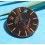 VINTAGE CADRAN ROLEX DATEJUST NOIR MEDIUM REF 6827, 68008, 68278, 6827, 68273, 68278, 78273, 178278, 68273 cal 2135