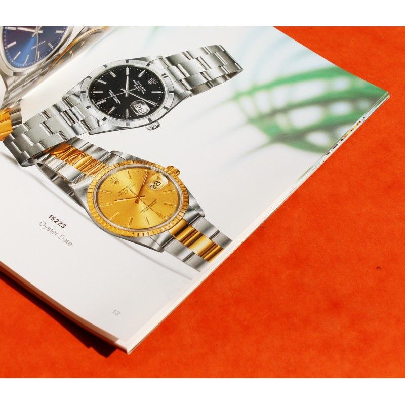 1999 Rolex Watch Collection Softcover Catalog Booklet 37 pages