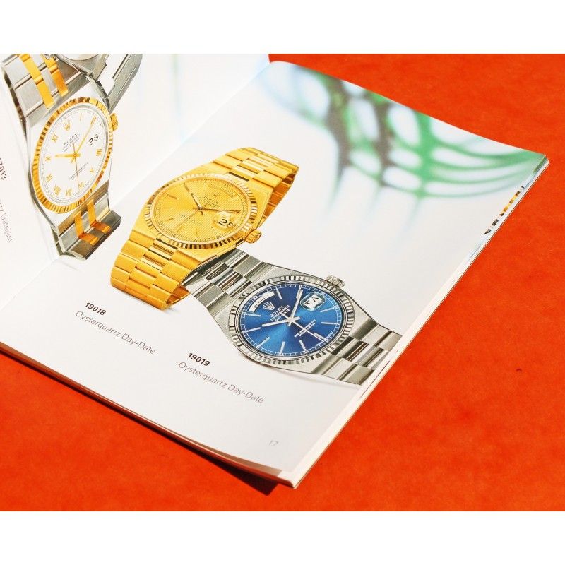 1999 Rolex Watch Collection Softcover Catalog Booklet 37 pages