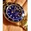 ROLEX RARE INSERT GRADUE LUNETTE BLEU MONTRES SUBMARINER DATE 16613,16618,16803,16808 LUMINOVA