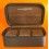 Boite écrin simili cuir marron rangement 3 x montres KRONOMETRY 1999